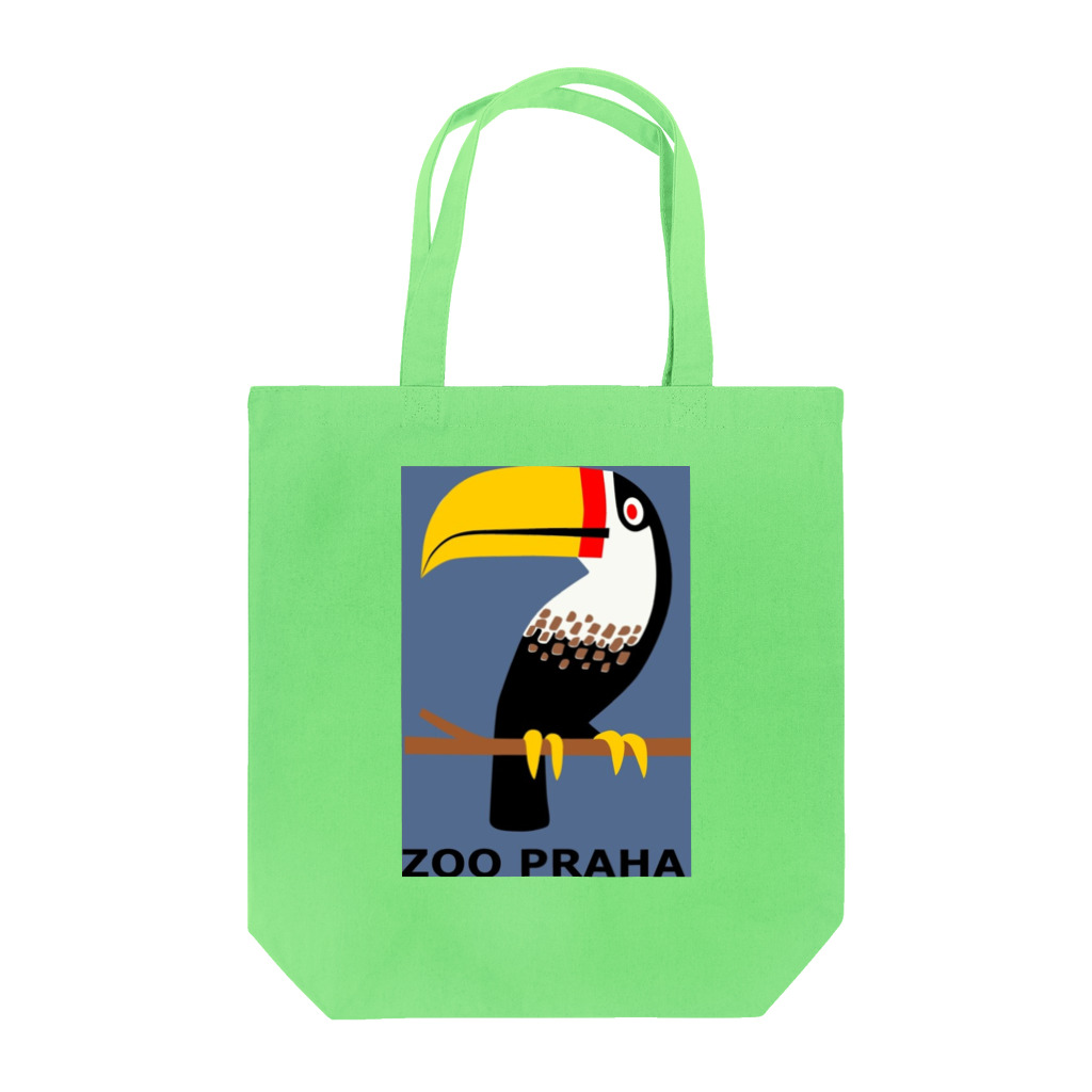 YS VINTAGE WORKSのチェコ　プラハ動物園　オニオオハシ Tote Bag