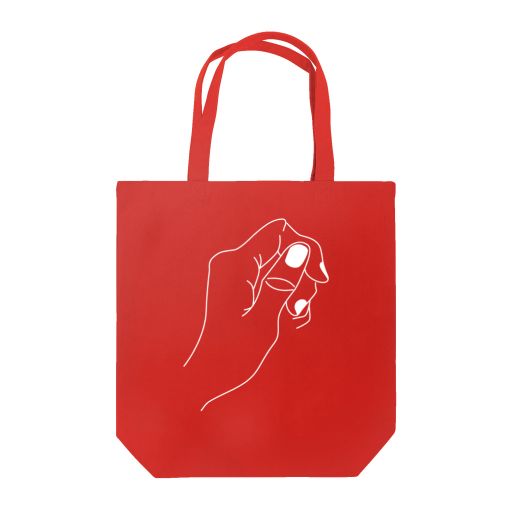 Lilyの花持つ手 Tote Bag