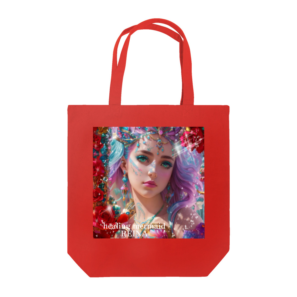 💖宇宙整体♪🌈♪こころからだチャンネル♪💖のhealing mermaid REINA Tote Bag