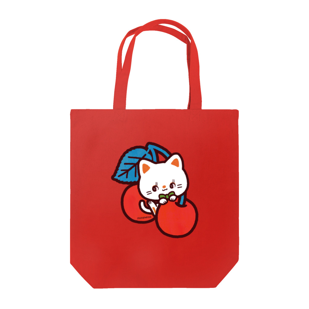 白鳥座-shiratoriza-のフルーツアニマル ねこちゃん Tote Bag