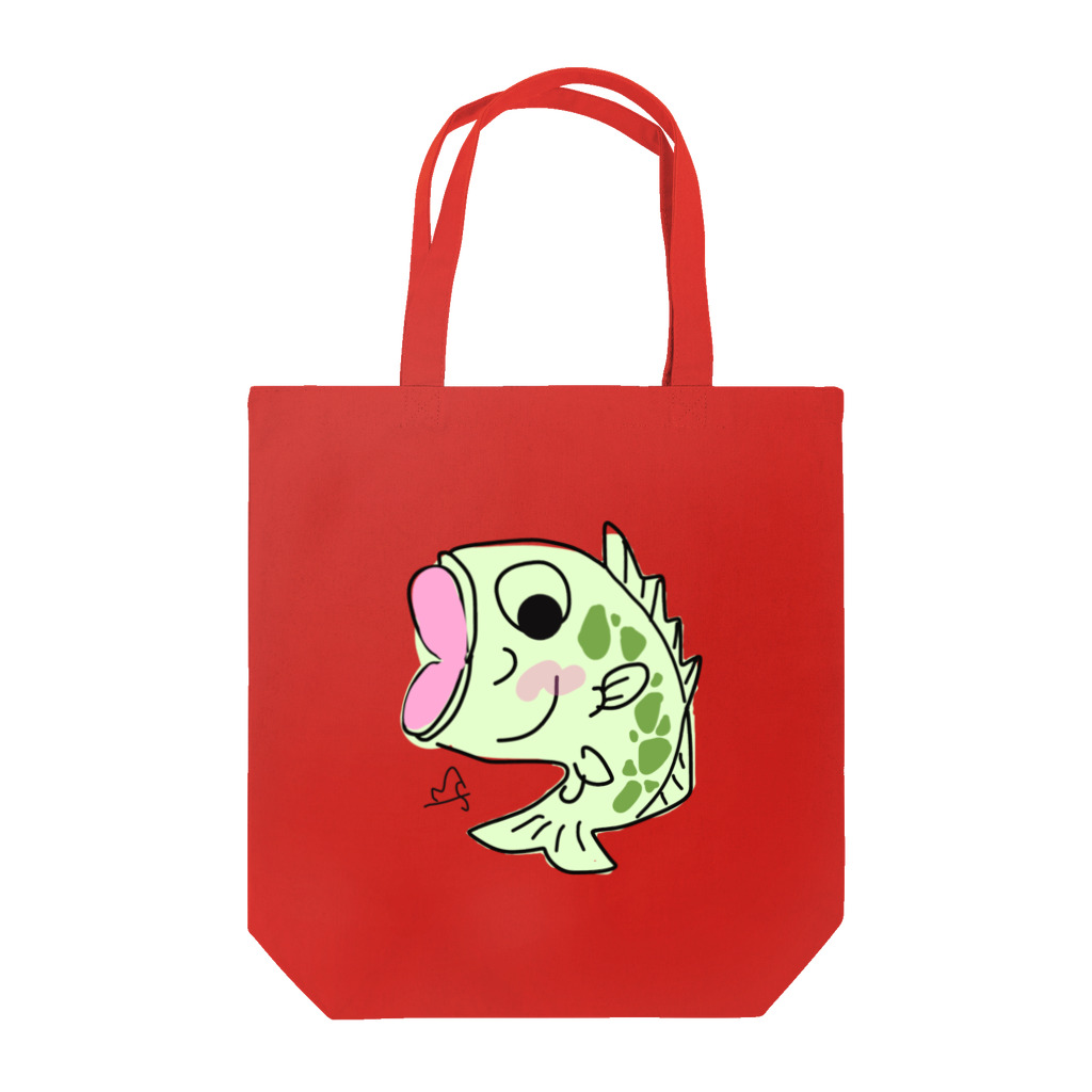 comaoのブラックバス　ベビーブラックバッすん Tote Bag