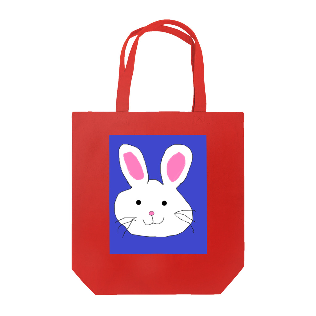 でおきしりぼ子の実験室のてがきうさぎ Tote Bag