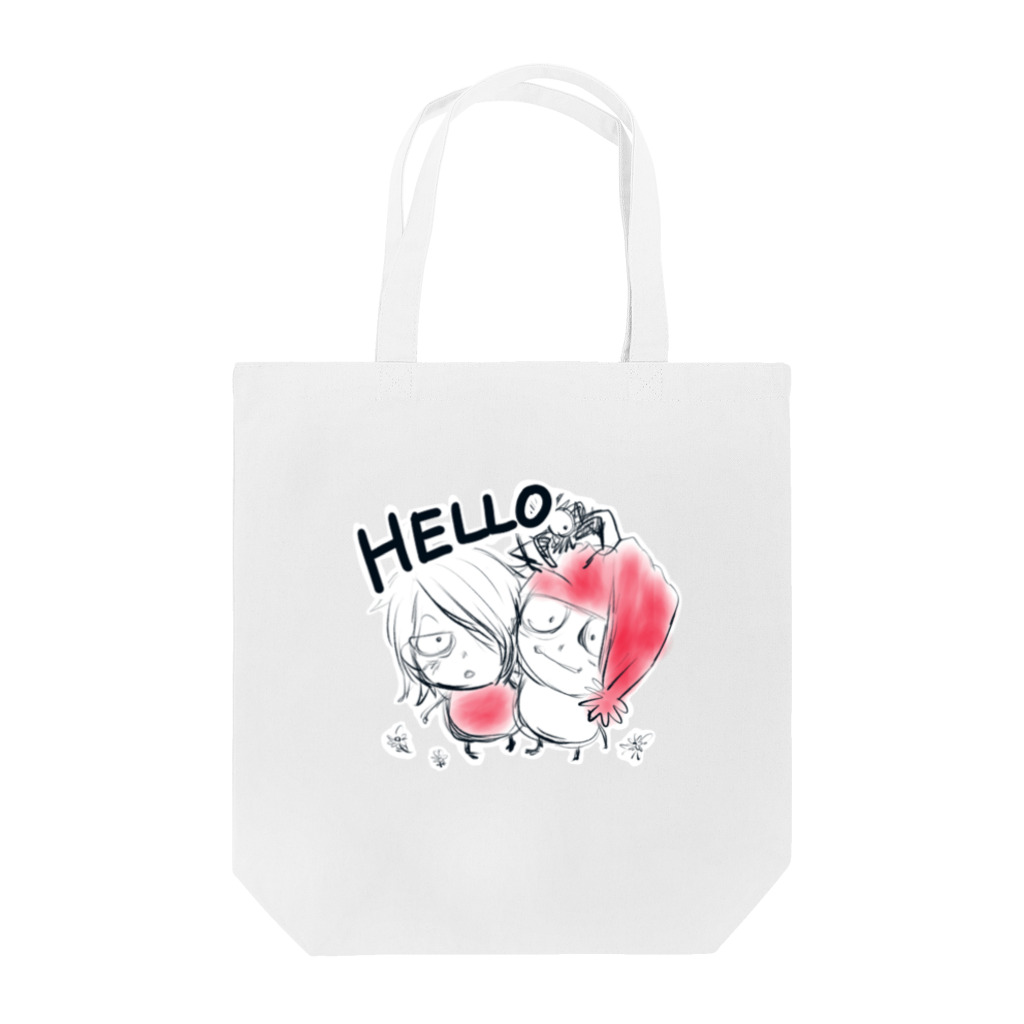 ★💀kick🧟‍♂️★のkick＆kossy Hello Tote Bag