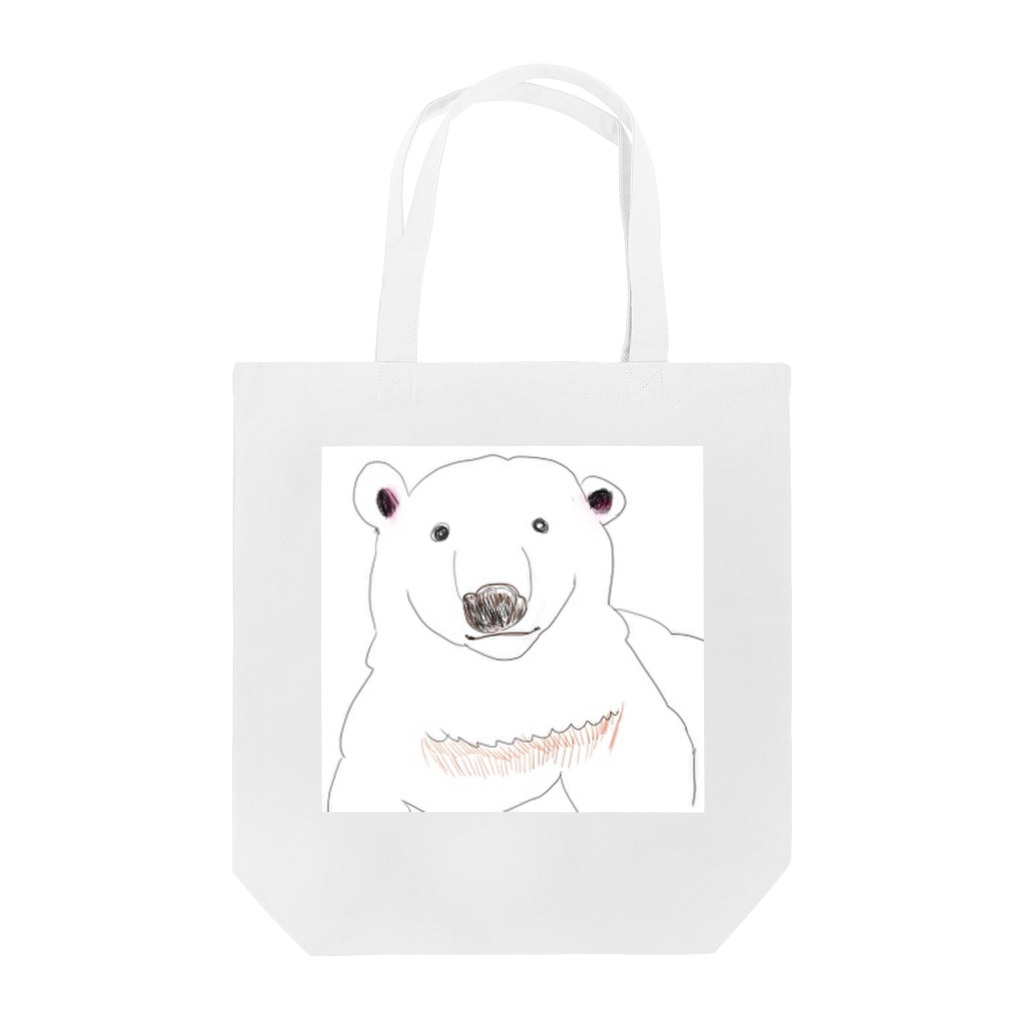 お花屋さんのしろくま Tote Bag