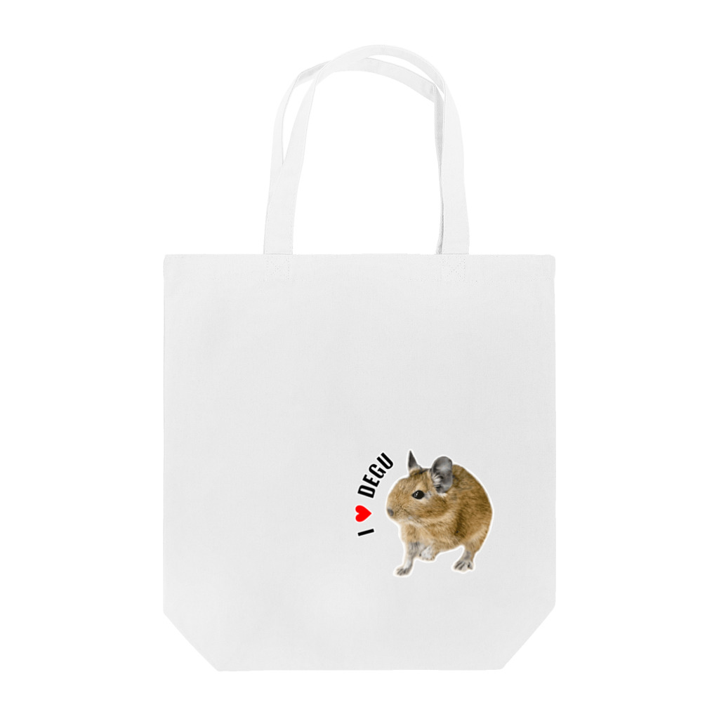 M-IORIのI Love DEGU Tote Bag