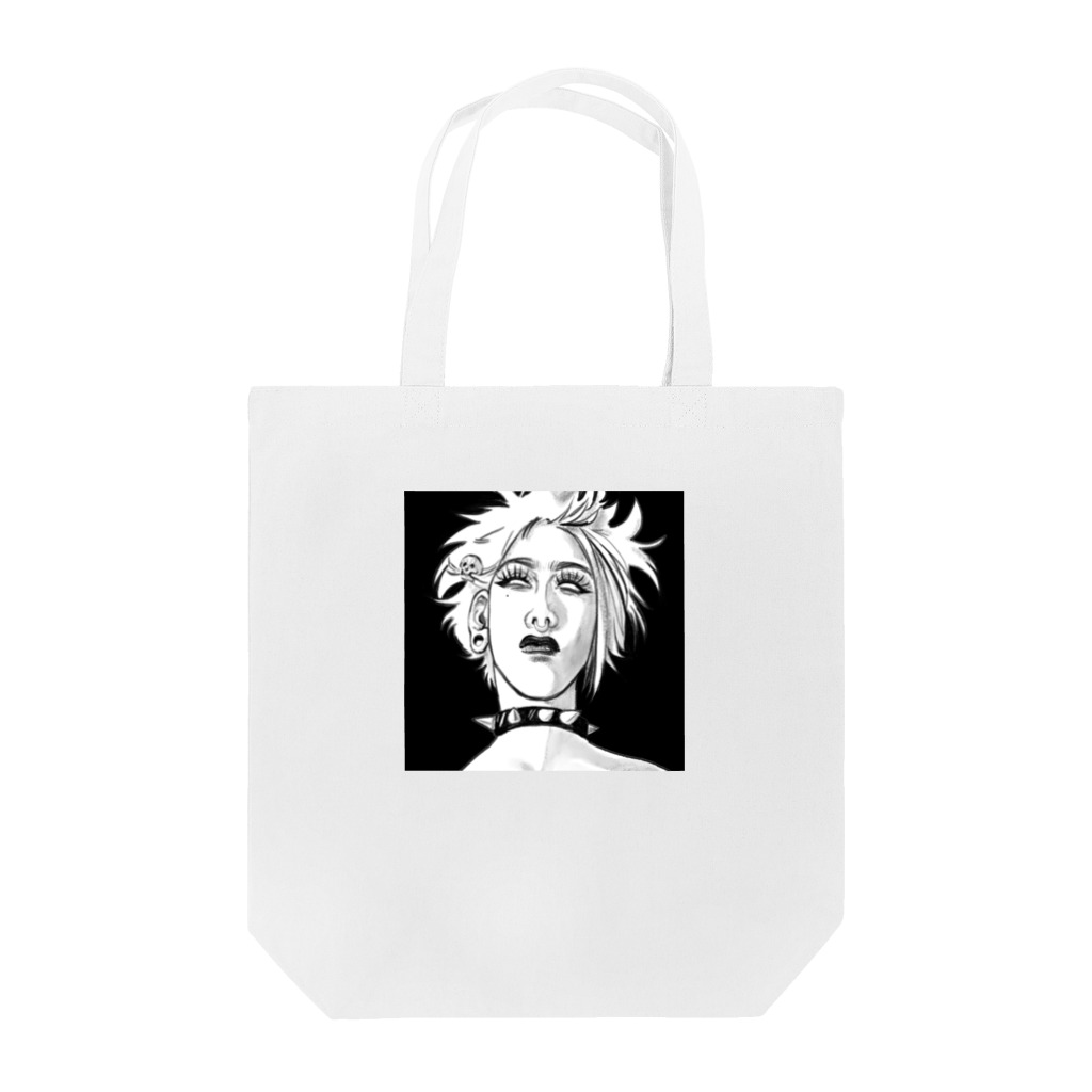 Toyo YosomonoのCool black Gal Tote Bag