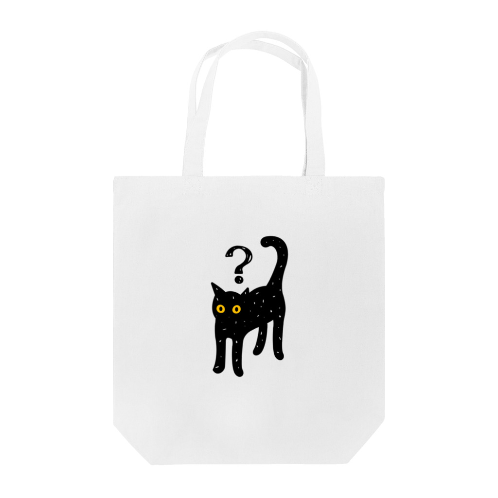 QROOVYのとぼける黒猫くん Tote Bag