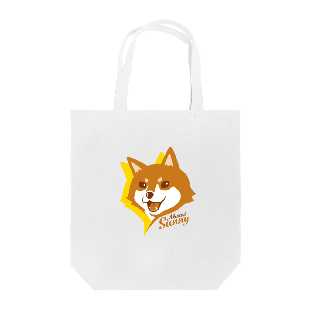 kocoon（コクーン）の陽気な笑顔の柴犬 トートバッグ