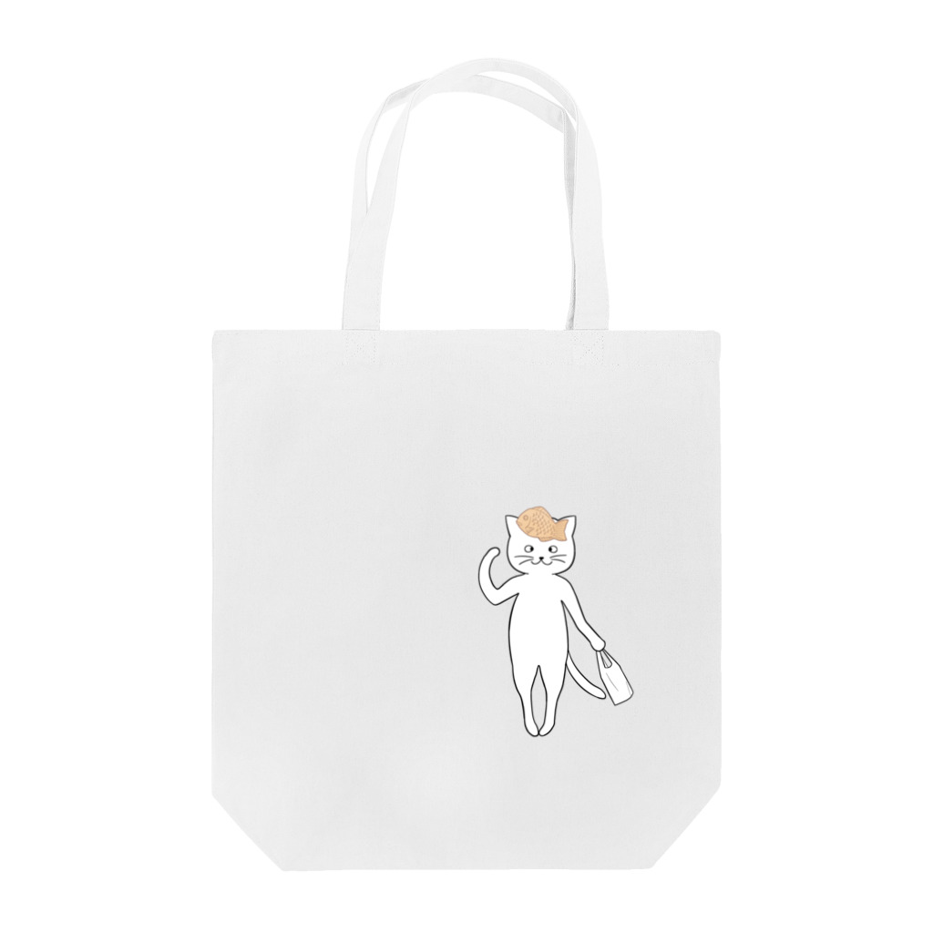 いろはにゃんこ堂の鯛焼き猫さん Tote Bag