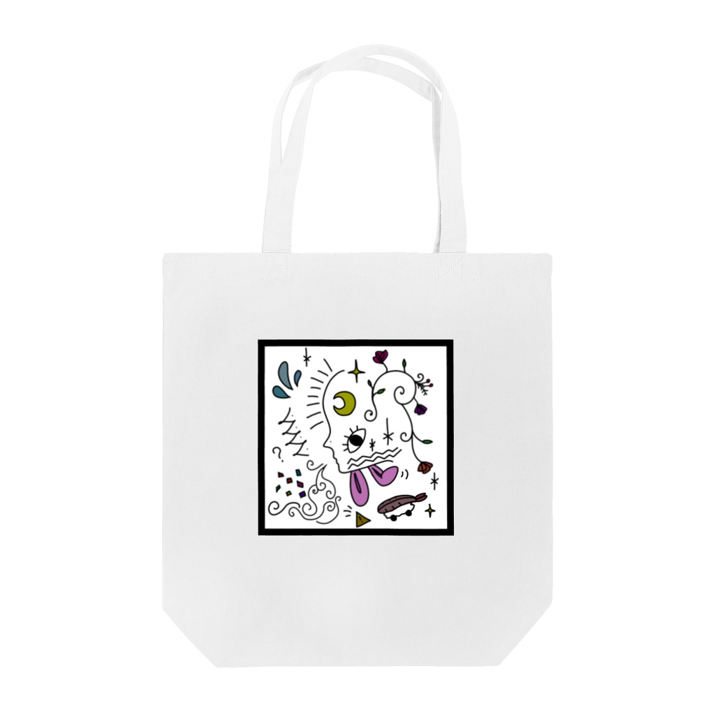 Timのrabbit in the chaos Tote Bag