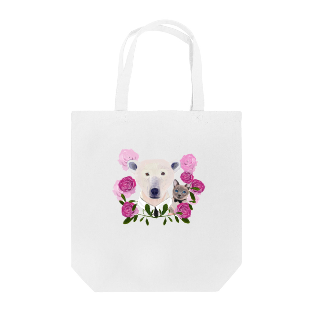 GATTI工房のシャムとシロクマ Tote Bag