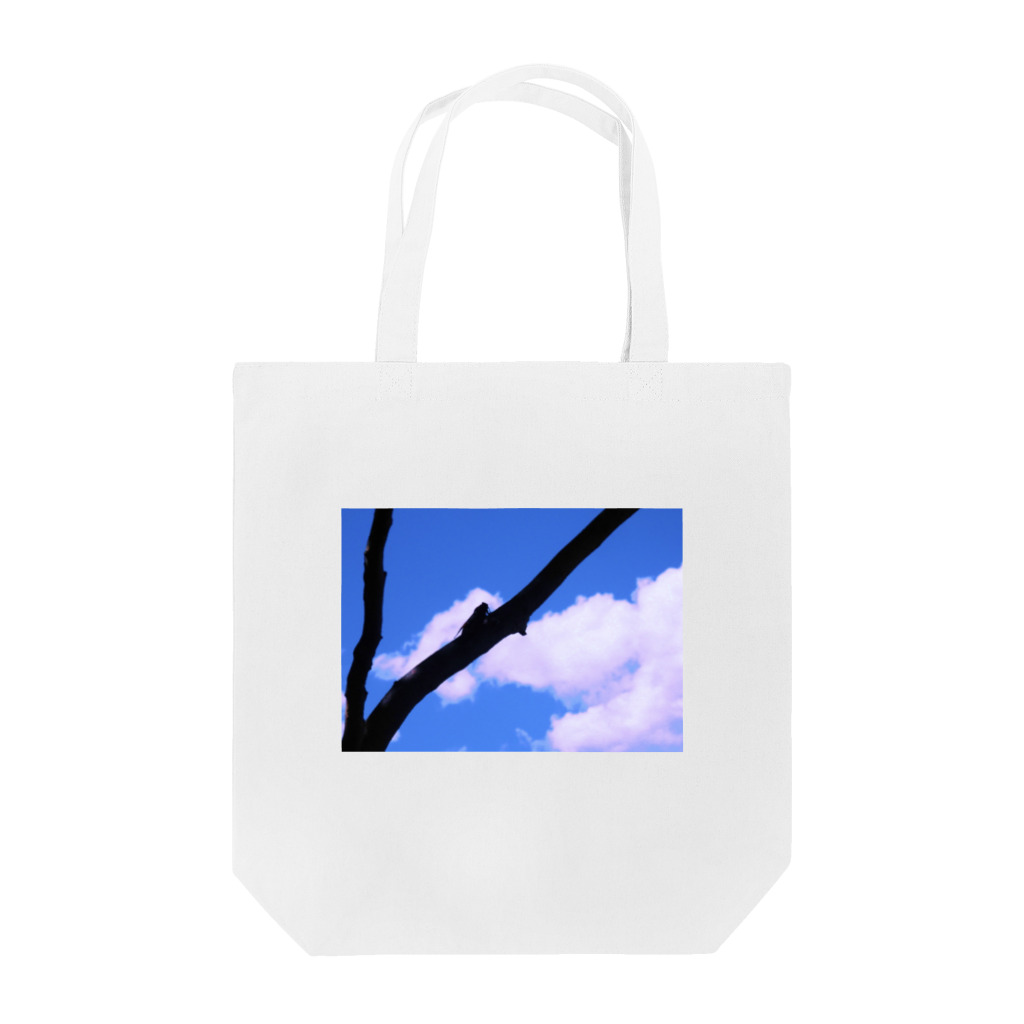 みずあめあいすのセミシルエット×青空 Tote Bag