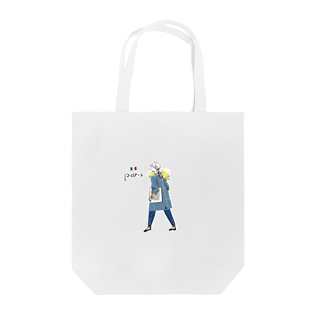 Mi Stile Shopのパリジェンヌとミモザ Tote Bag