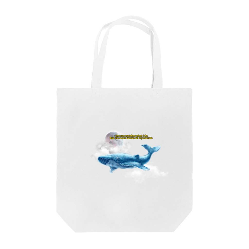 エムのwhale in the sky Tote Bag