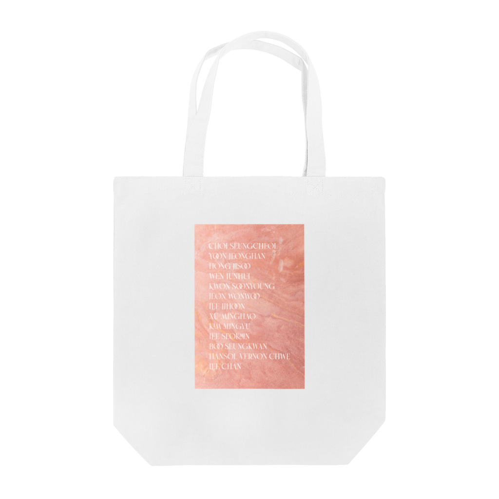 MONETのSAY THE NAME (SEVENTEEN) Tote Bag