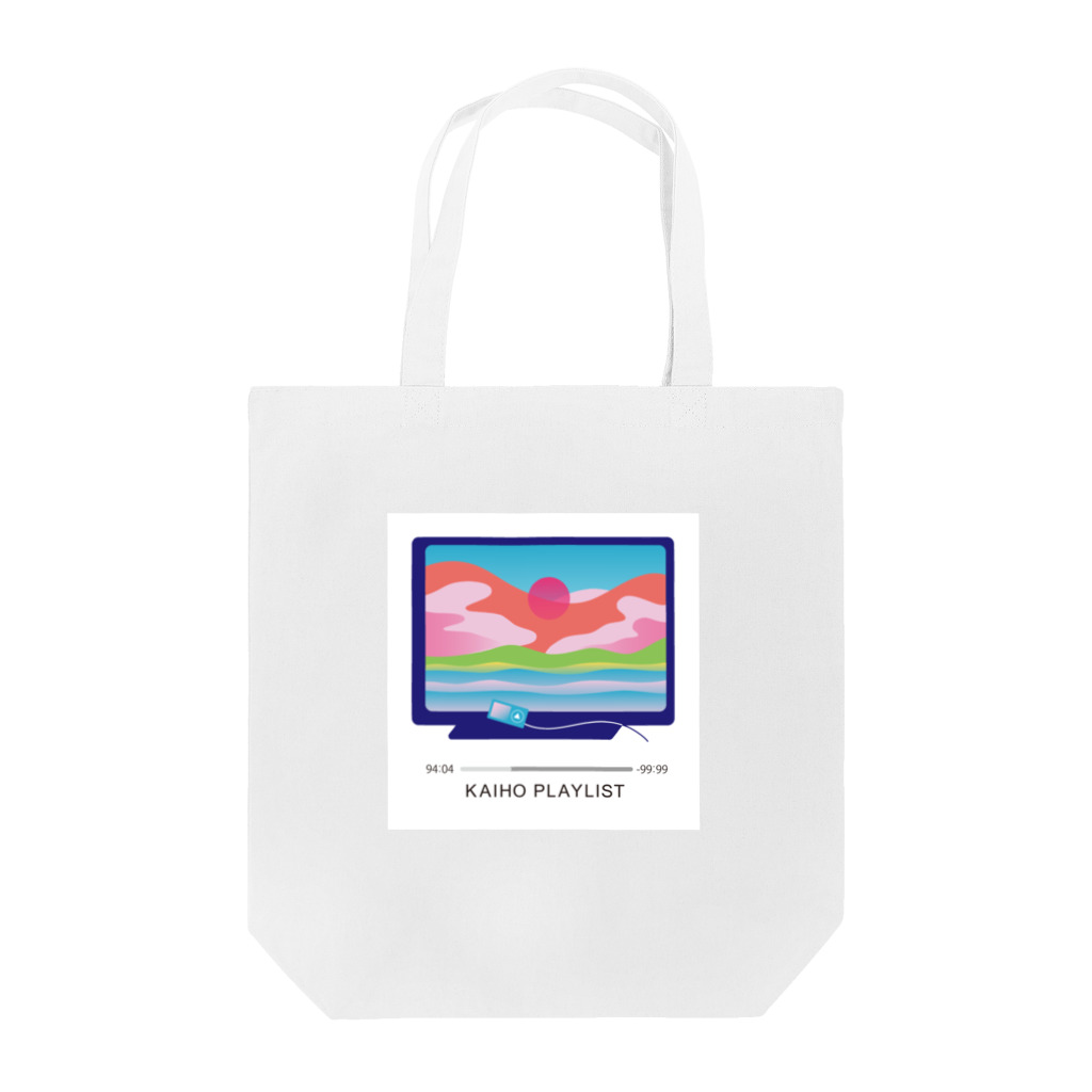 KAIHO PLAYLISTのKAIHO PLAYLIST itoshima Tote Bag