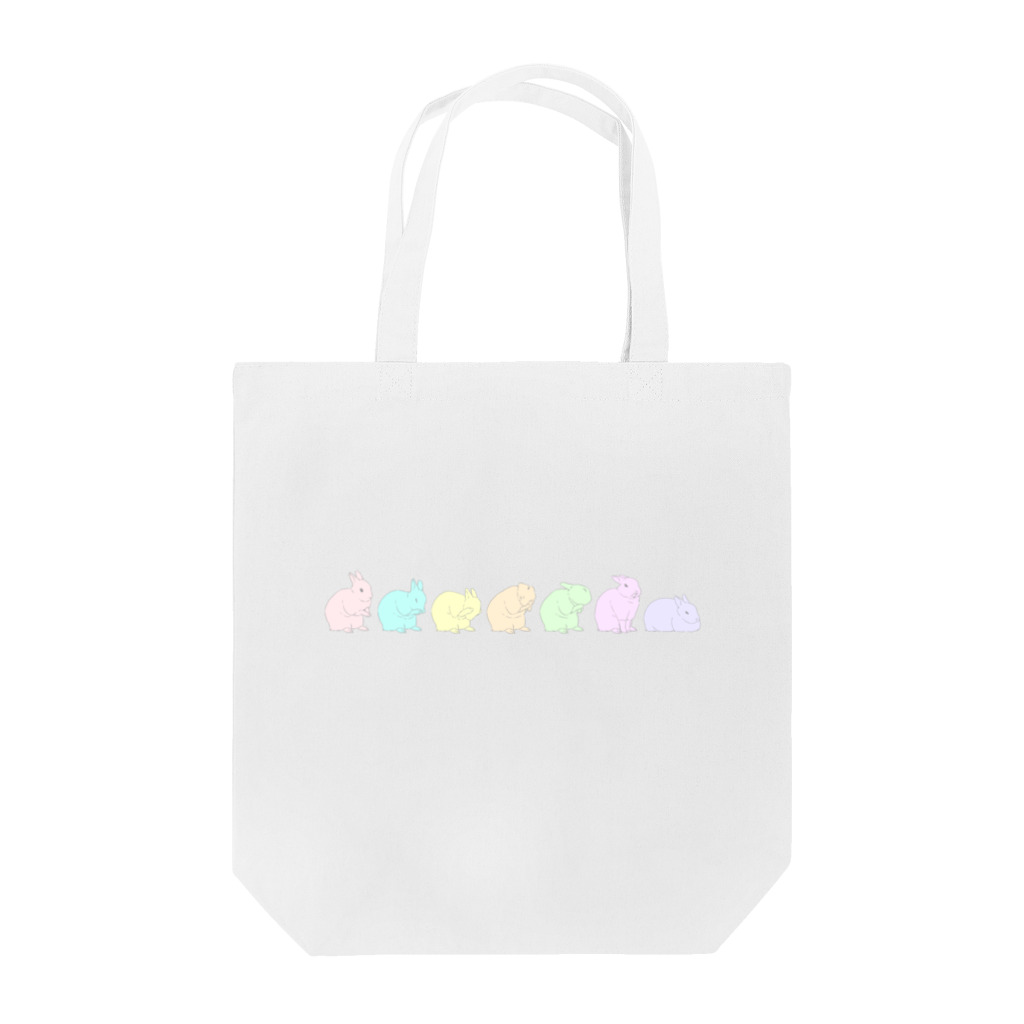 Usagi Kawaiiのくしくし Tote Bag