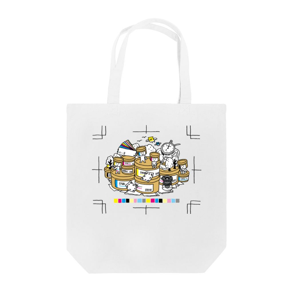 セキサトコのインキ缶ちゃんズ トートバッグ Tote Bag