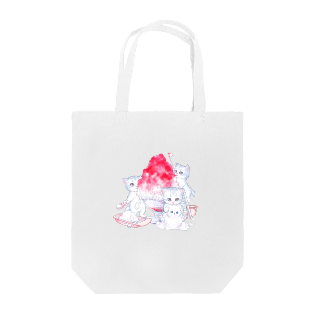 nya-mew（ニャーミュー）のかき氷大好き Tote Bag