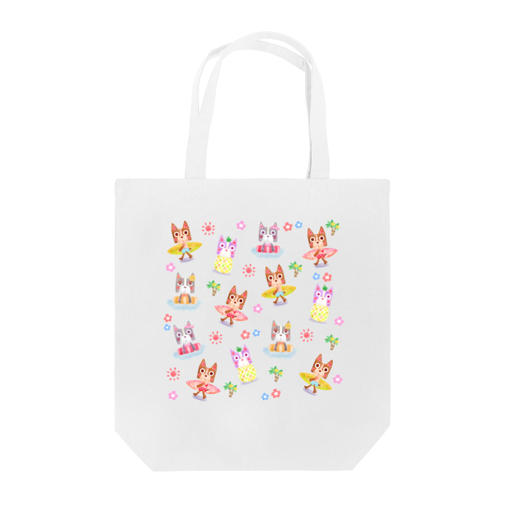 杉井亜希のハワイアンボステリズ Tote Bag