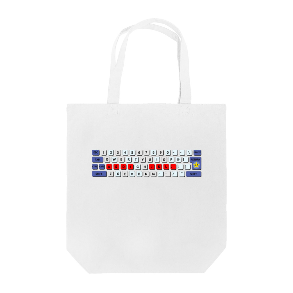 Illustrator Moca&Ram shopのキーボードTシャツ Tote Bag