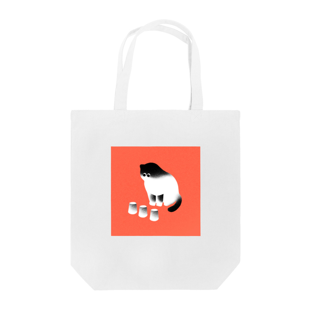 nananaのコップを見つめるねこ Tote Bag