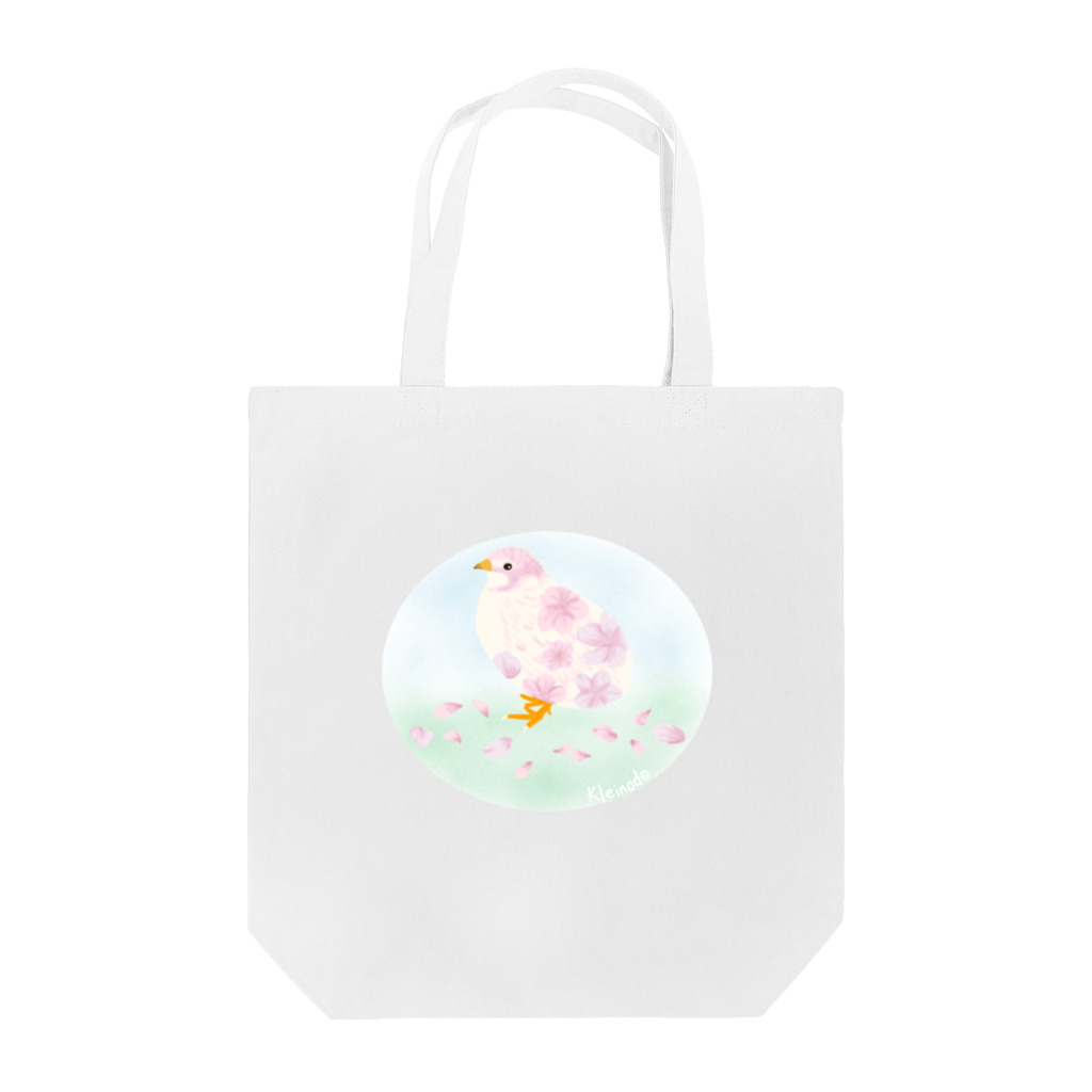 うずら話の桜のお姫さま Tote Bag