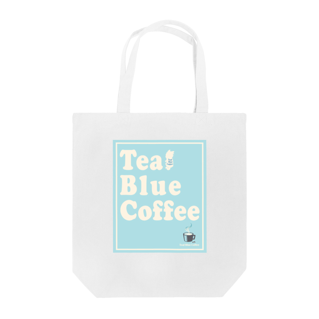 Teal Blue Coffeeのポスターどこに貼る？ Tote Bag