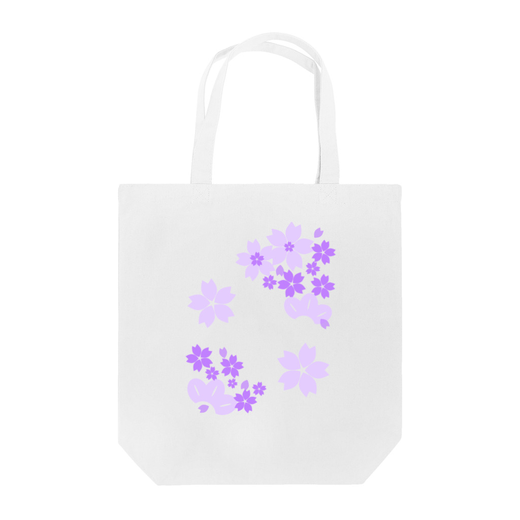 HonNeの桜松（紫） トートバッグ