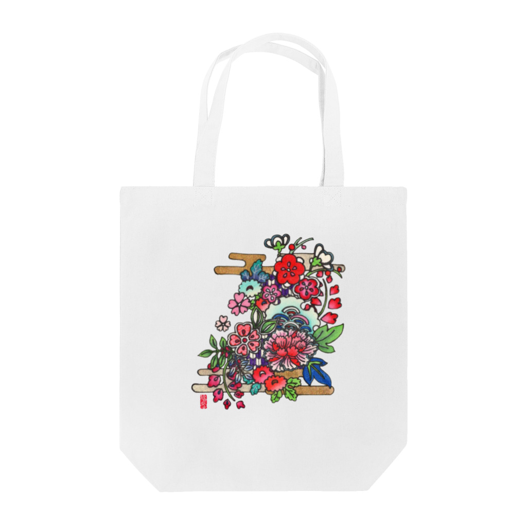 JapaneseArt Yui Shopの咲き誇れ Tote Bag