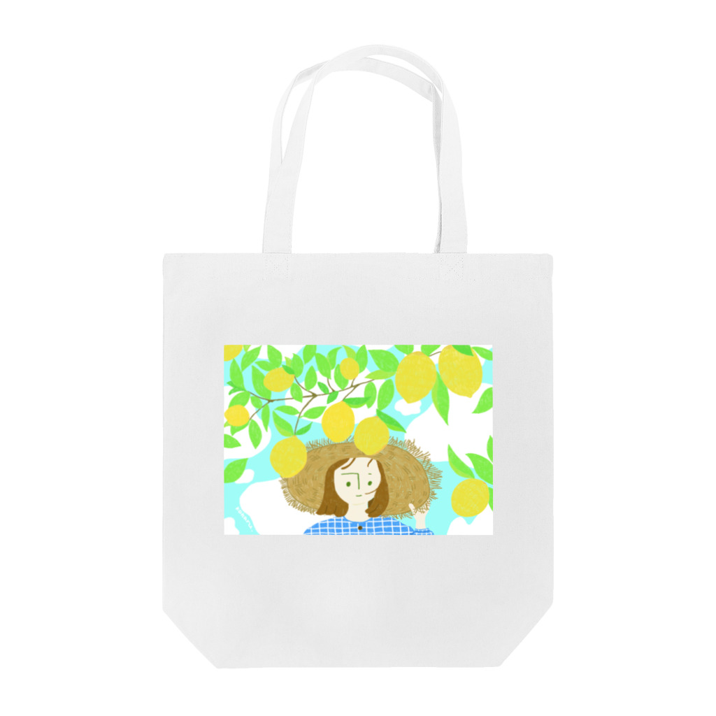 koharuのレモン畑の女の子 Tote Bag