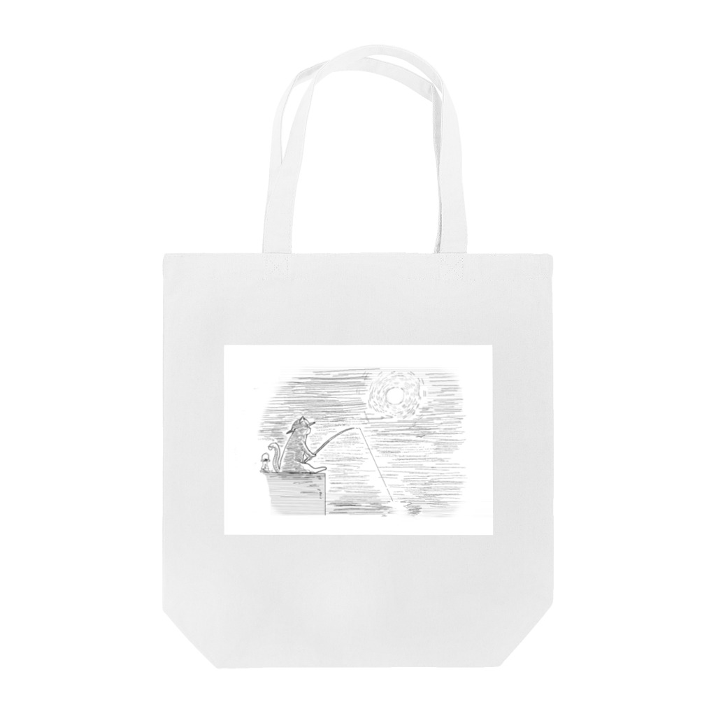 田の字の釣り猫びより Tote Bag