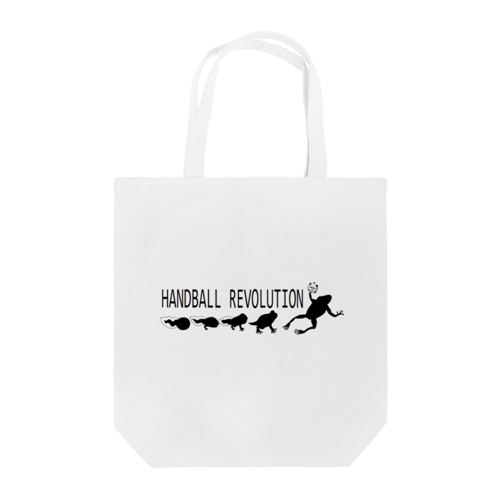 かえるれぼりゅーしょんのかえるれぼりゅーしょん 黒 Tote Bag