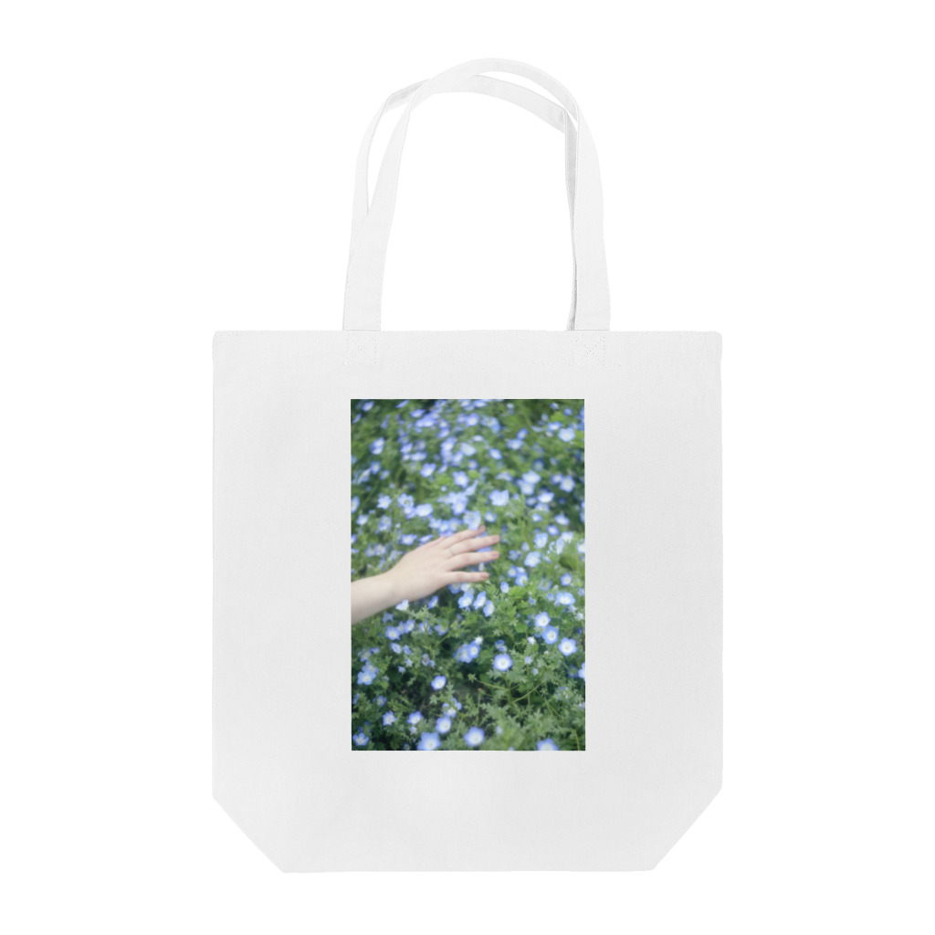 ふとんのNemophila Blue Tote Bag