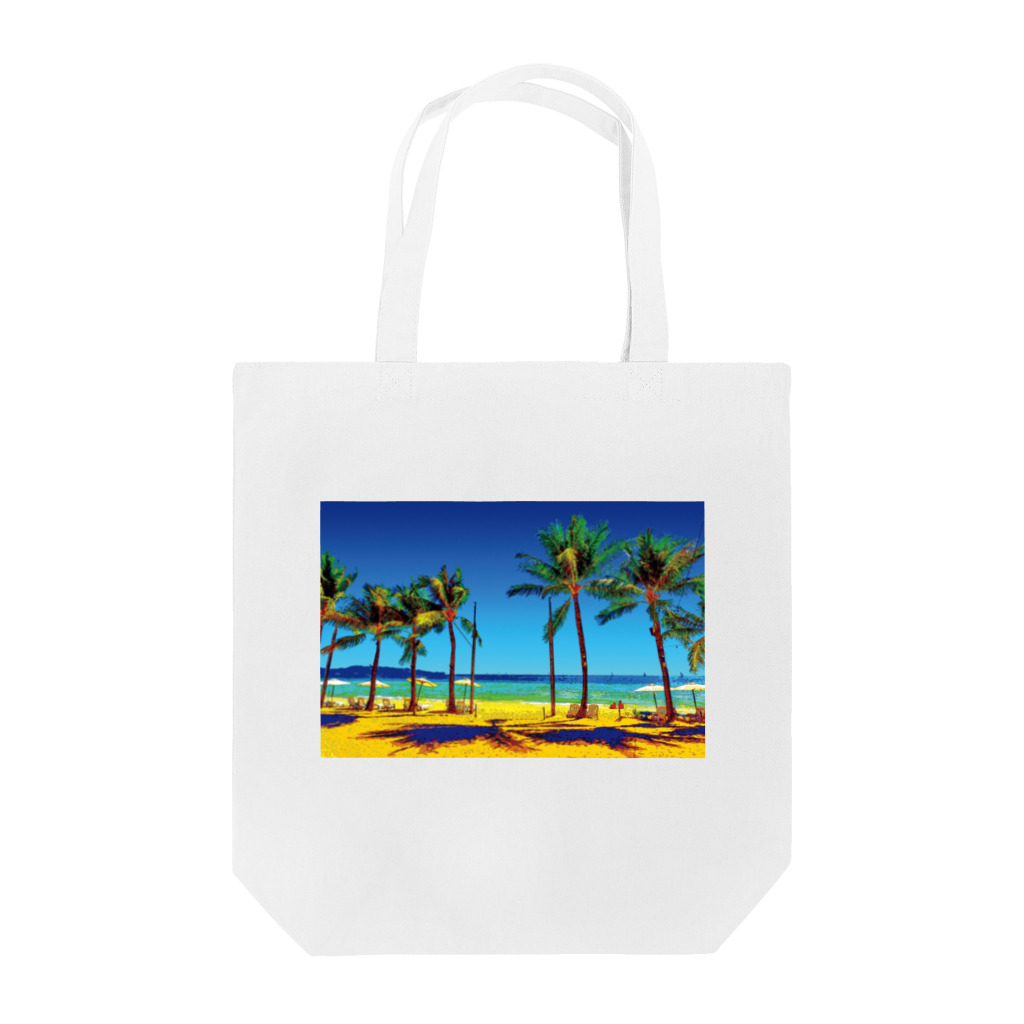 GALLERY misutawoのフィリピン ボラカイ島のビーチ Tote Bag