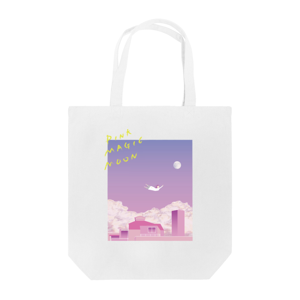 【utatane scenery】のPINK MAGIC MOON Tote Bag