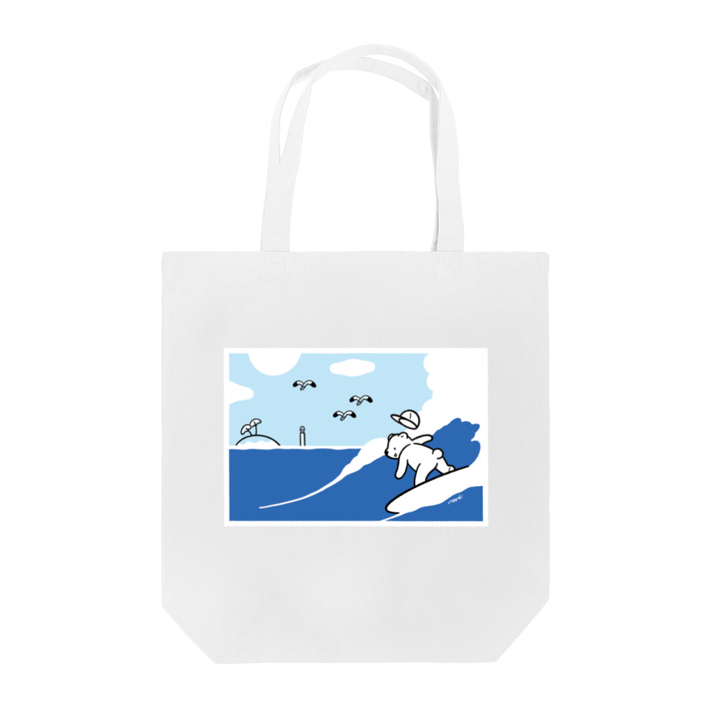 つまようじのYAKATAのNAMINORI bear Tote Bag