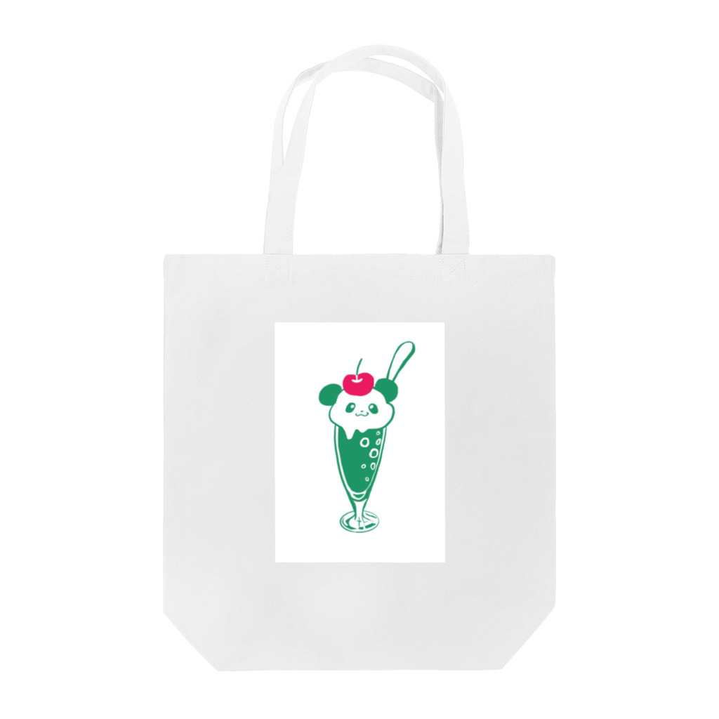 Candy Eyesのメロンクリームソーダぱんだちゃん Tote Bag