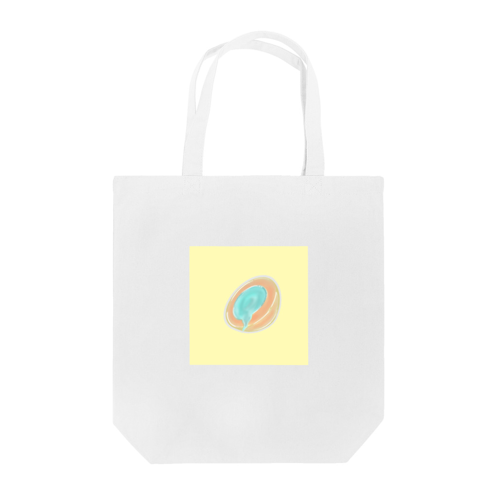 まるまにあのにたまごの黄身(青) Tote Bag