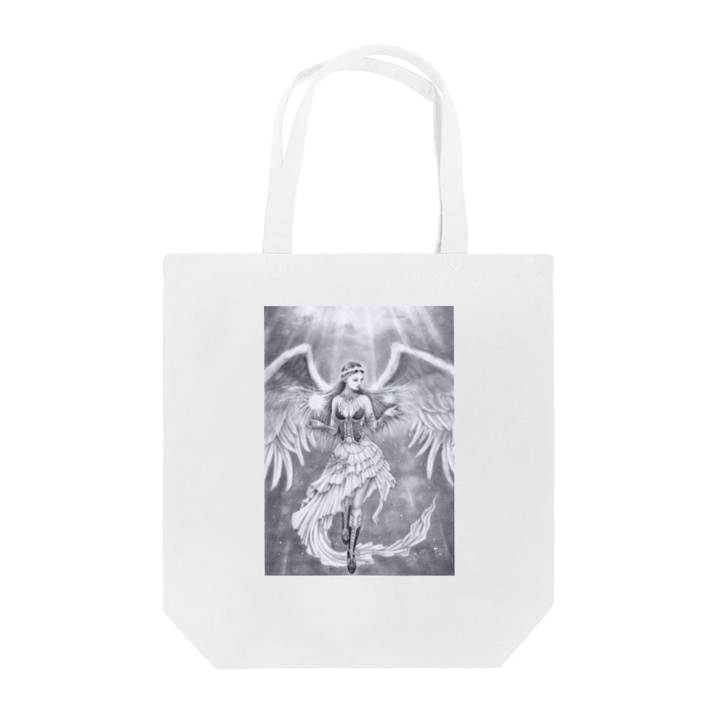 クリスタルファンタジーの勇気と知恵の天使 Tote Bag