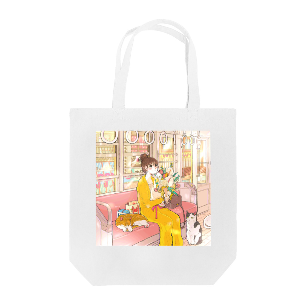 hachiko／ハチコのすきなひとに、あいにいく。 Tote Bag