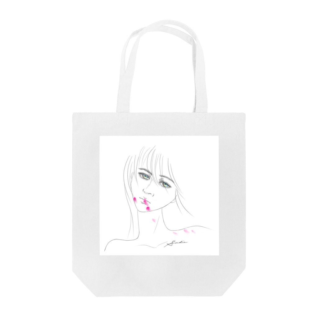 Sunshine_*のLipstick_blood Tote Bag