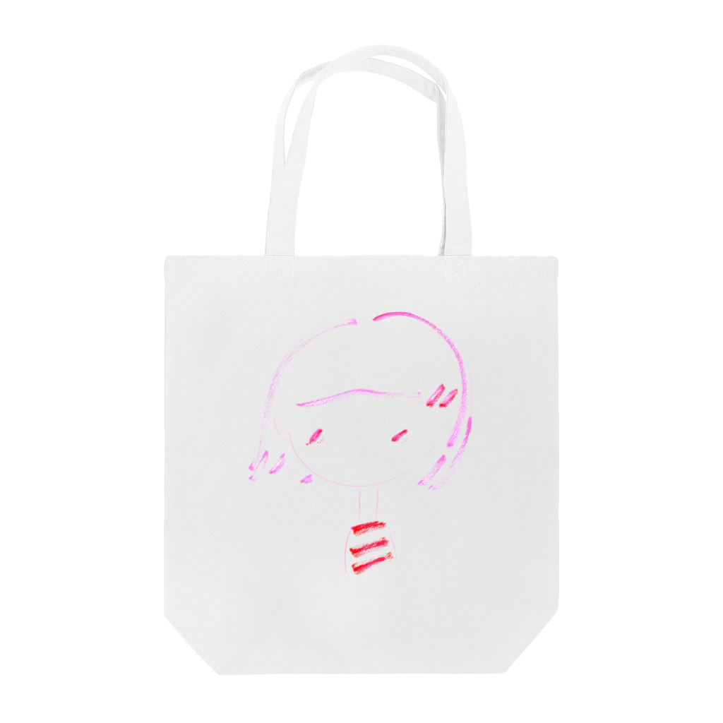 いりこのきりえのボーダーちゃん Tote Bag