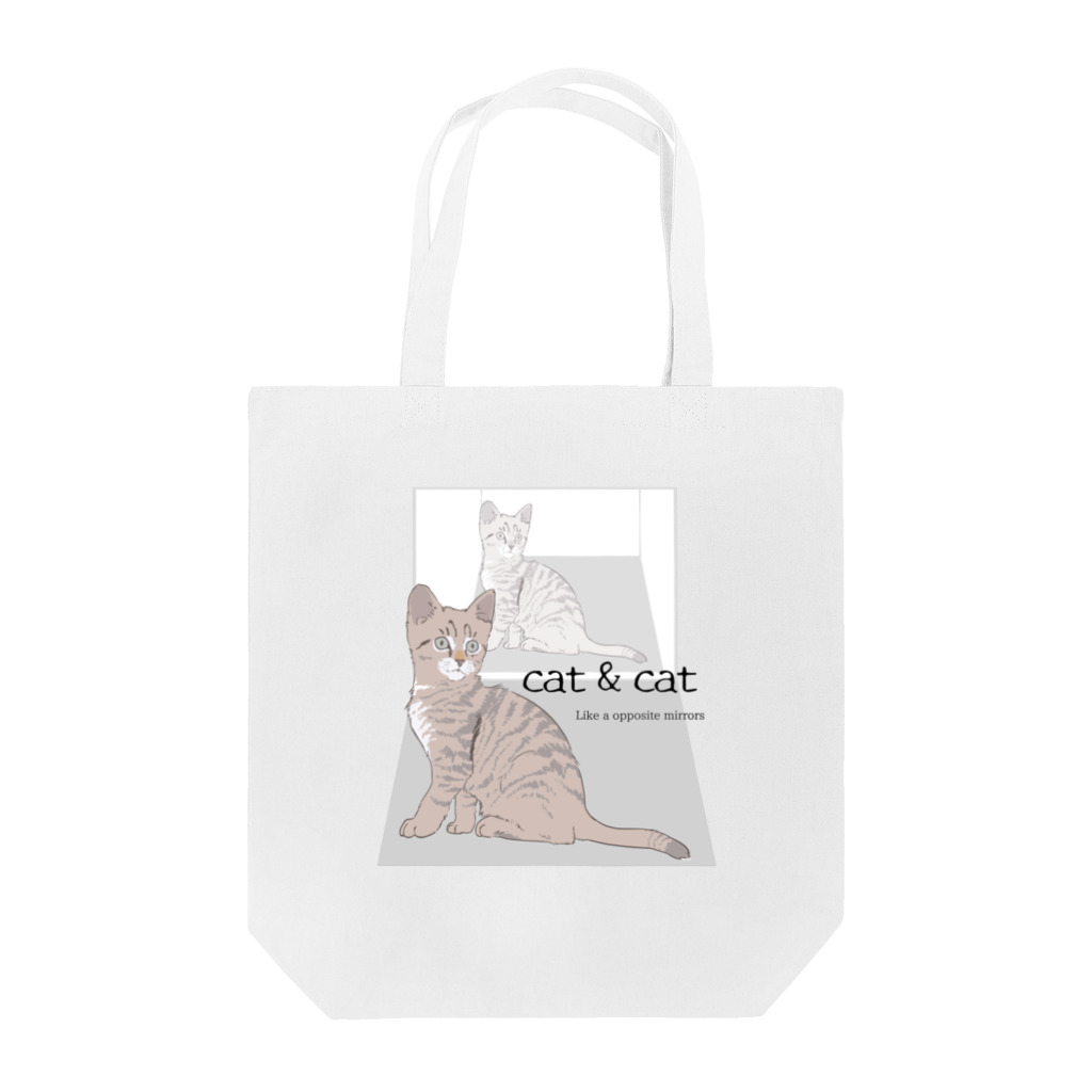 よろこびのcat&cat Tote Bag