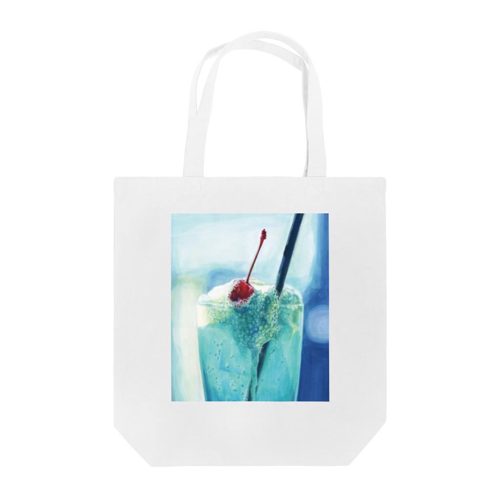 かよコーンショップのクリームソーダ *illust Tote Bag