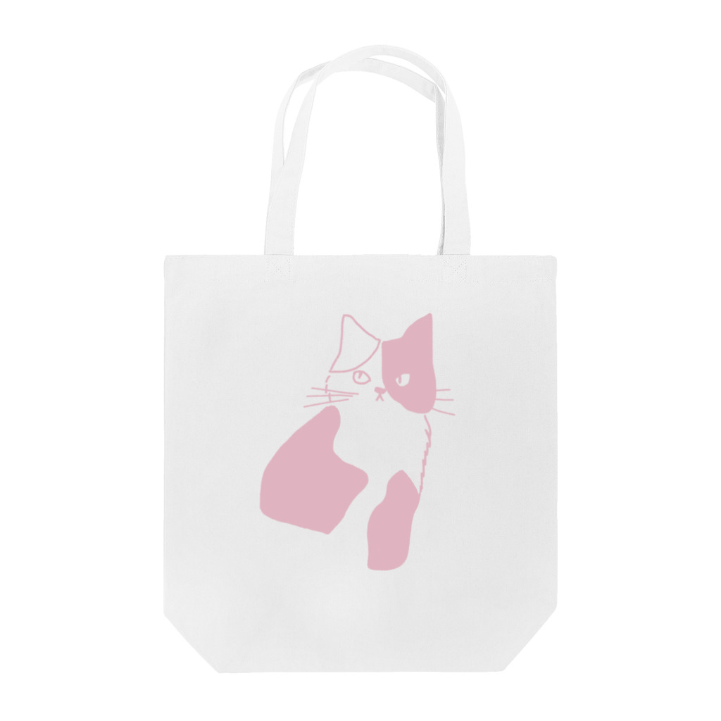 小鳥と映画館のご機嫌ナナメなネコ Tote Bag