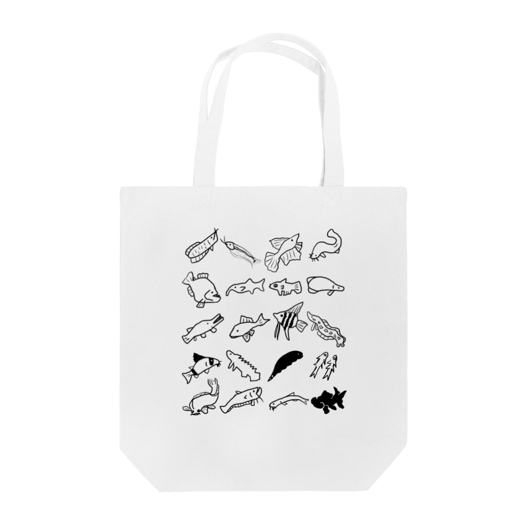 いきものや　のの（別館）の淡水魚整列 Tote Bag