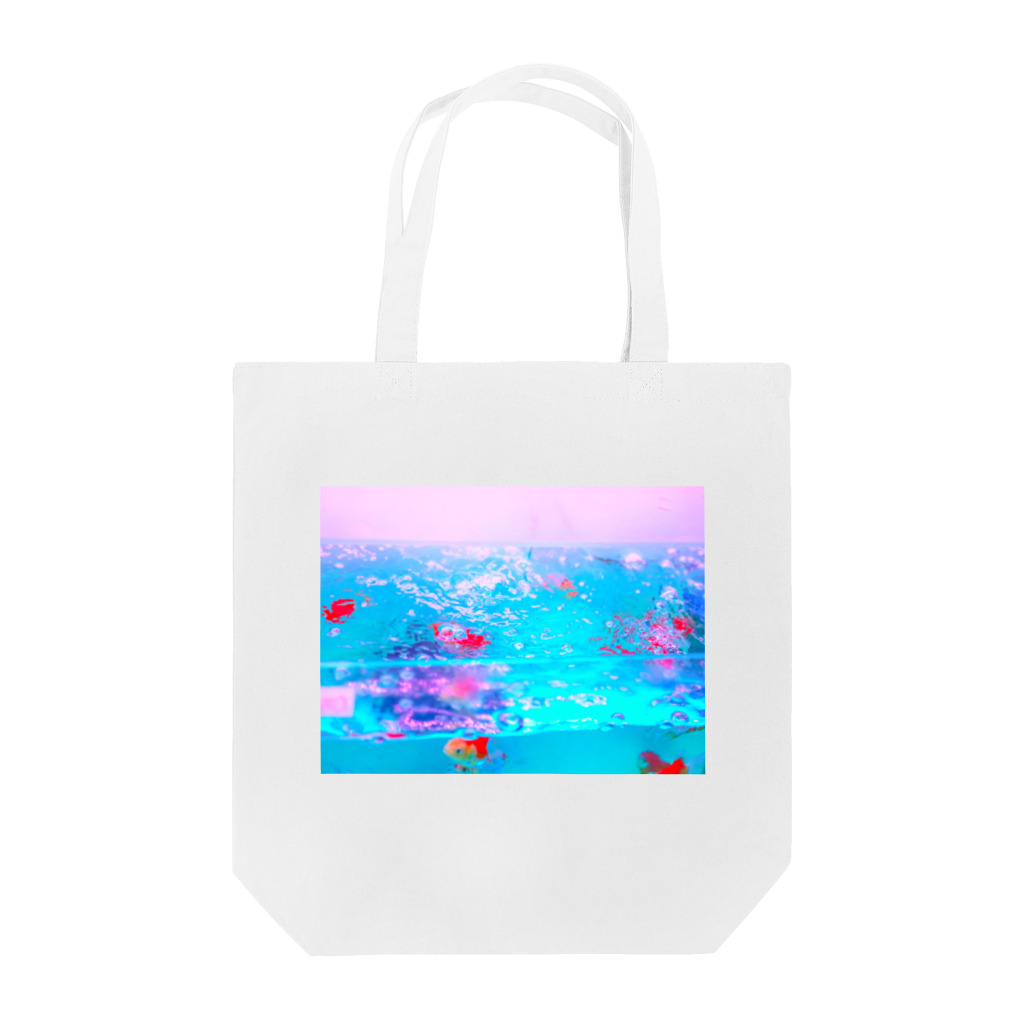 NEON LIGHT STARSの透明金魚 Tote Bag