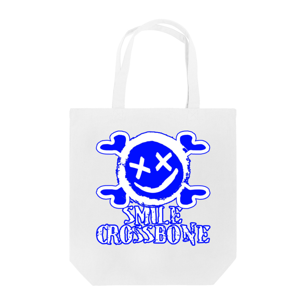 Ａ’ｚｗｏｒｋＳのニコちゃんクロスボーン BLU Tote Bag