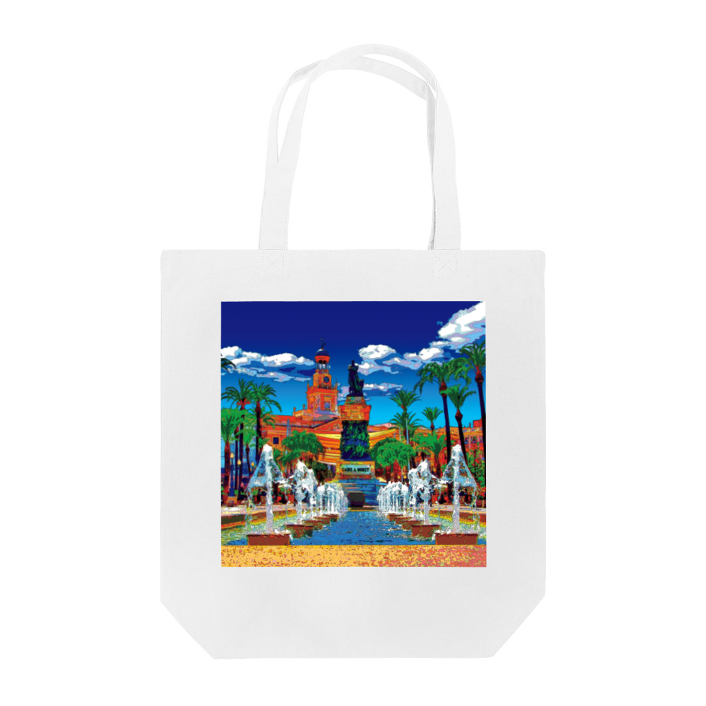 GALLERY misutawoのスペイン カディスのサン・ファン・デ・ディオス広場 Tote Bag